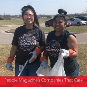 American Fidelity Volunteers Beautify City