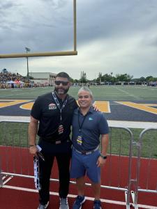 James A. Knapp, President & CEO Broward Education Foundation and Karl Mawhinney, CEO of Campus Multimedia