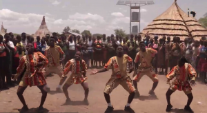 The Ghetto Kids dance to celebrate a village in Uganda getting access to clean water for the first time