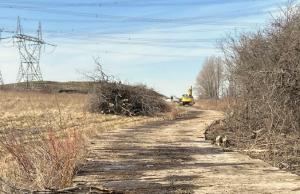 Voyageur Services at work at Hydro One Holt Substation site