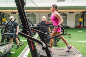 woman working out