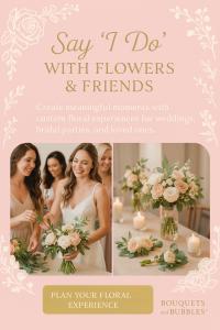 Bouquets and Bubbles an Anthem Pleasant brand Wedding Floral Experiences