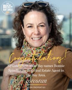 Image of a woman with text overlay congratulating her on her award.
