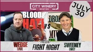 Fight Night Poster. Featuring Dave Wedge and Emily Sweeney