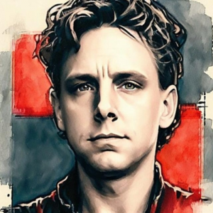 A stylized photo of Frater C.D.M.
