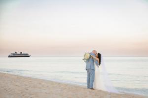 Beach Wedding Ceremony, Cruise Honeymoon from Cape Canaveral