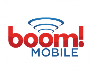 This is the official logo for boom! Mobile, a leader in wireless plans and coverage