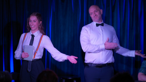 SPARKS! Premiered at the Reverie Room on April 13, 2025, with a cast of Paul Goodman, Eeppi Ursin, Logan Sigler (photographed), and Paul Green (photographed)