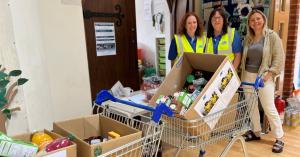BH Worldwide Food Bank Drive London Sending Donation