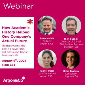 August 6, 2025 webinar hosted by Argon & Co about warehouse techniques using a bucket brigade system