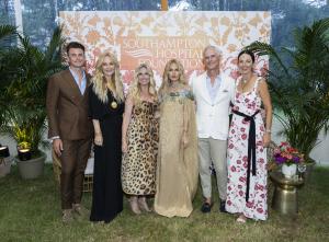 John Wattiker, Pamela Glassman, Sarah Wetenhall, Rachel Zoe, Malcolm Carfrae and Joey Wölffer at Southampton Hospital Foundation’s 66th Annual Summer Party. (Photo: Mark Sagliocco for Southampton Hospital Foundation)