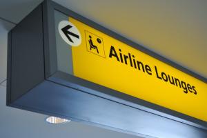 Airport Lounge Sign