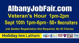 September 10, 20205 Albany Job Fair billboard