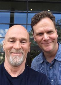 TEACH! creator and performer Jerry Seeger and poet Taylor Mali