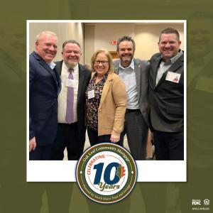 As we celebrate 10 years of Oak Leaf Community Mortgage, powered by North Shore Trust and Savings, we’re reminded that strong teams build strong communities.