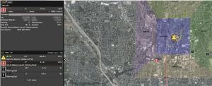Spotter Global RDID Tracking Drone Over Stadium