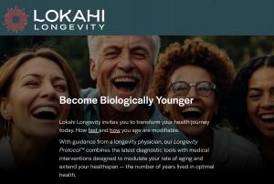 Lokahi Longevity website home page