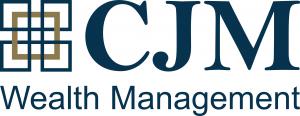 CJM Wealth Management Yellow and Blue Logo