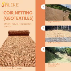 nature’s green solution with salike coir netting