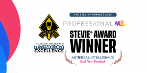 Professional.me Wins Bronze Stevie® for New AI Product of the Year 2025 in Technology Excellence Awards