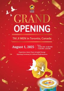 Grand Opening, TAI JI MEN in Toronto
