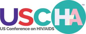 Logo reads USCHA short for the US Conference on HIV/AIDS