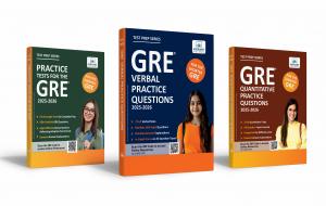 Front cover of GRE prep books by Vibrant Publishers