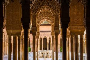 Spend a day in Alhambra’s Nasrid Palaces, gardens, music and scent of Andalusia.
