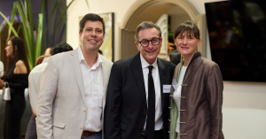Steve A. Lawrence, John and Daniela Grecu at Singapore