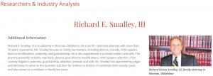 Attorney Profile Richard E Smalley III, Oklahoma