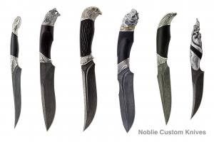 Damascus knives by Noblie