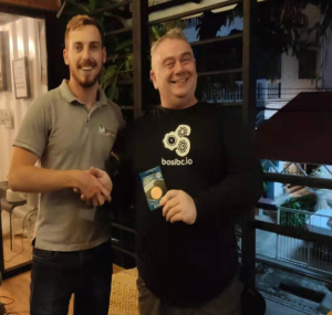 John C. founder of EOS Bangkok - Crypto Quiz Champion