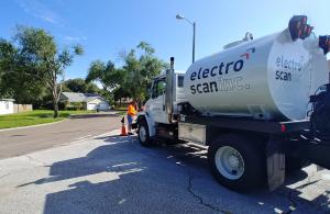 Electro Scan's Water Jet Truck simulates fully surcharged lines to pinpoint leak locations and severity.