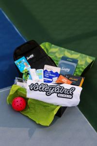 an open box full of curated items