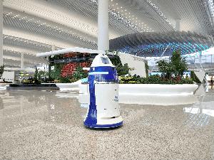 Bunda Security Robot Guard at Shopping Mall