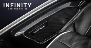 Infinity Massage Chairs partners with HARMAN to integrate premium Sound by Harman/Kardon, redefining relaxation with the perfect fusion of world-class massage and exceptional audio.