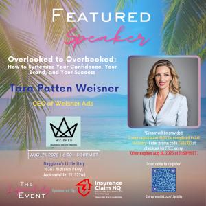 Tara Patten Weisner is speaking at The Liquidity Event, August 21st