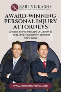Founding partners Mike and Bill Karns of Karns & Karns Personal Injury and Accident Attorneys.