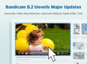 Automatic video area detection, screen recorder