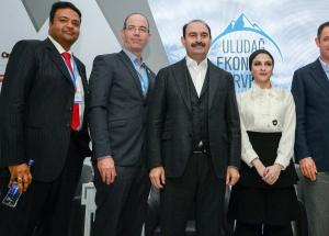 Arun Pudur with Top Executives of Qatar Sovereign Fund and Google Ventures