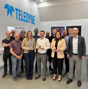 Members of the Teledyne Space Imaging team that produced the three detectors in MetOp-SG-A1.