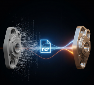 A concept image showing a digital thread