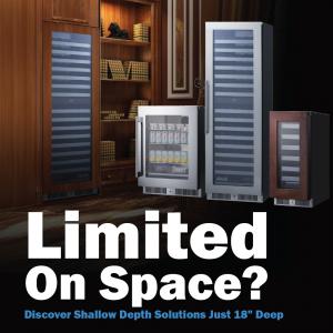 Summit’s complete 18 inch shallow depth collection