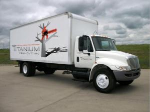 One of our Titanium Tree Cutting trucks