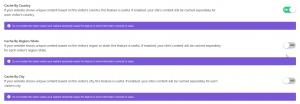 Screen shot of BigScoots Caching Controls in Client Portal