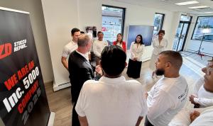 Zoltan Dicso, Founder, talks to the team