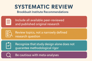 Systematic Review - https://brookbushinstitute.com/glossary/systematic-review