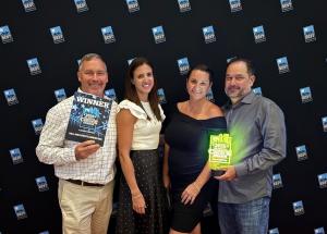 Hall and Sons Plumbing Founders Accept Jacksonville’s Best Plumbing Company Award