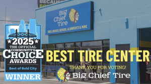 Big Chief Tire Named Jacksonville’s Best Tire Center Logo