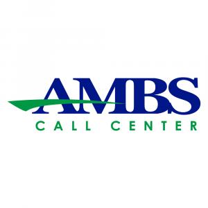 Ambs Call Center Brand Logo Colored Blue and Green